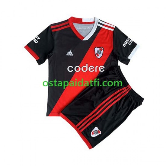 CA River Plate Lapset Kolmaspeli Jalkapallopaidat 2023-2024 Lyhythihainen