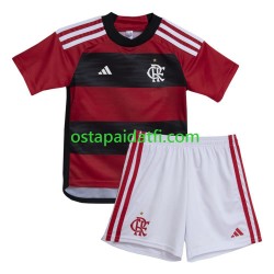 CR Flamengo Lapset Kotipeli Jalkapallopaidat 2023-2024 Lyhythihainen