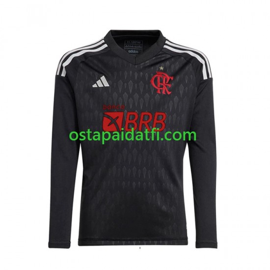 CR Flamengo Miehet Maalivahdin Vieraspeli Jalkapallopaidat 2023-2024 Pitkähihainen