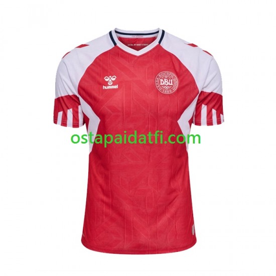 Tanska Miehet Kotipeli Jalkapallopaidat 2023 Lyhythihainen