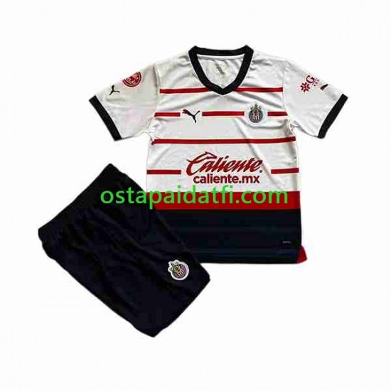 Lapset Vieraspeli Jalkapallopaidat 2023-2024 Deportivo Guadalajara Lyhythihainen