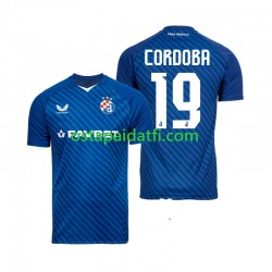 Dinamo Zagreb Miehet Kotipeli Jalkapallopaidat 2024-2025 Juan Cordoba 19 Lyhythihainen