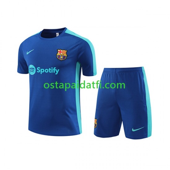 FC Barcelona Sininen 2023-2024 Traning Jersey and Shorts