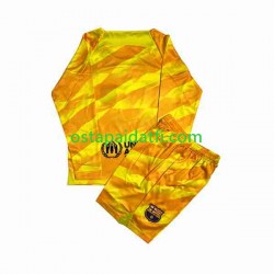 FC Barcelona Lapset Maalivahdin Neljäspeli Jalkapallopaidat 2023-2024 Pitkähihainen