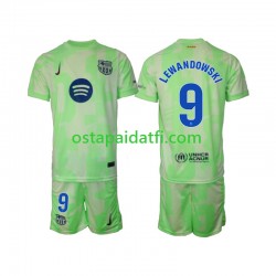 FC Barcelona Lapset Kolmaspeli Jalkapallopaidat 2024-2025 Robert Lewandowski 9 Lyhythihainen