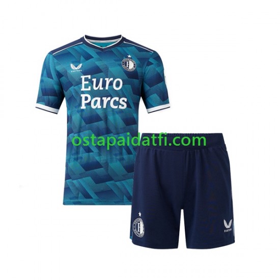 Feyenoord Rotterdam Lapset Vieraspeli Jalkapallopaidat 2023-2024 Lyhythihainen