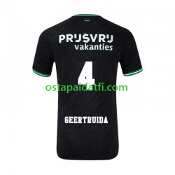 Feyenoord Rotterdam Miehet Vieraspeli Jalkapallopaidat 2024-2025 Lutsharel Geertruida 4 Lyhythihainen