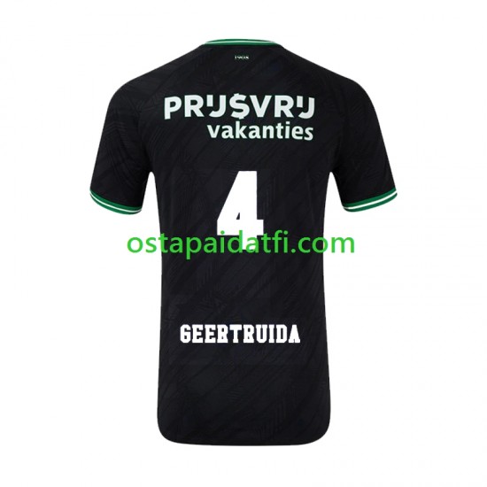 Feyenoord Rotterdam Miehet Vieraspeli Jalkapallopaidat 2024-2025 Lutsharel Geertruida 4 Lyhythihainen