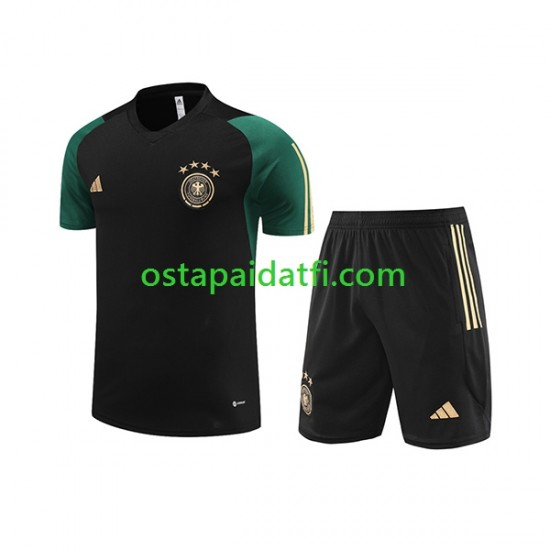Saksa Musta 2023-2024 Traning Jersey and Shorts