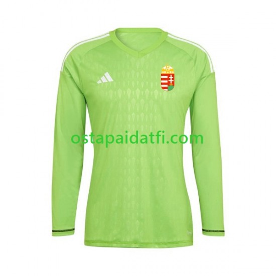 Unkari Miehet Maalivahdin Kotipeli Jalkapallopaidat 2022 Pitkähihainen