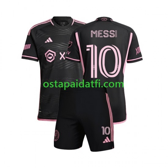 Inter Miami Lapset Vieraspeli Jalkapallopaidat Lionel Messi 10 2023 Lyhythihainen