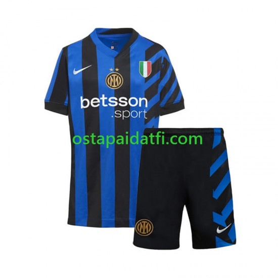 Inter Milan Lapset Kotipeli Jalkapallopaidat 2024-2025 Lyhythihainen
