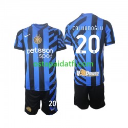 Inter Milan Lapset Kotipeli Jalkapallopaidat 2024-2025 Hakan Calhanoglu 20 Lyhythihainen