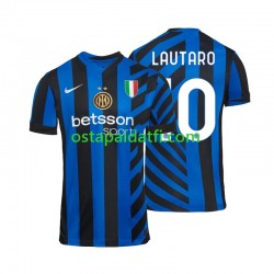 Inter Milan Miehet Kotipeli Jalkapallopaidat 2024-2025 Lautaro 10 Lyhythihainen