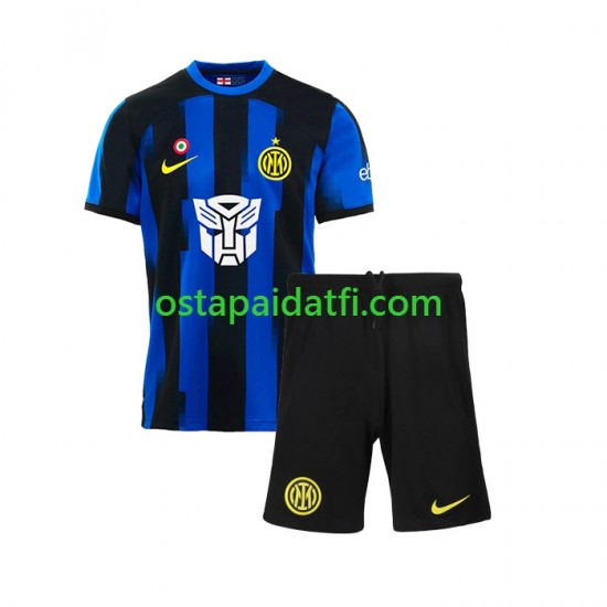 Inter Milan Lapset Kotipeli Jalkapallopaidat 2023-2024 Transformers Lyhythihainen