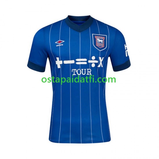 Miehet Kotipeli Jalkapallopaidat 2024-2025 Ipswich Town Lyhythihainen
