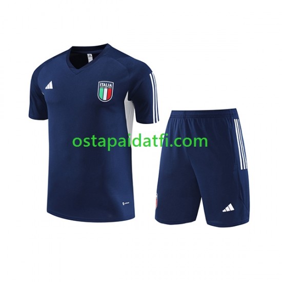 Italia Laivastonsininen 2023-2024 Traning Jersey and Shorts