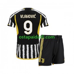 Yhdysvallat Juventus Lapset Kotipeli Jalkapallopaidat 2023-2024 Dn Vlahovic 9 Lyhythihainen