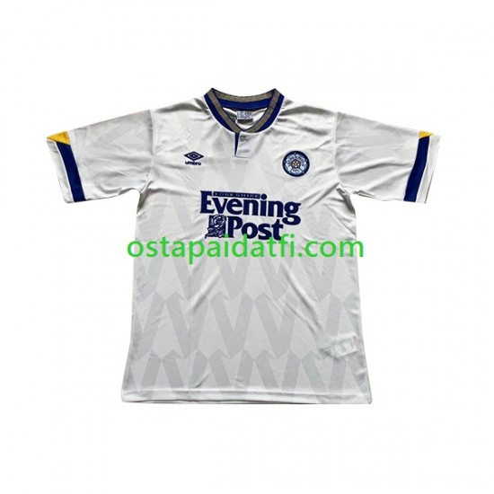Leeds United Miehet Retro Kotipeli Jalkapallopaidat 1991-1992 Lyhythihainen