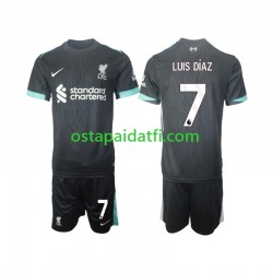 Liverpool Lapset Vieraspeli Jalkapallopaidat 2024-2025 Luis Diaz 7 Lyhythihainen