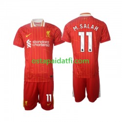 Liverpool Lapset Kotipeli Jalkapallopaidat 2024-2025 M.Salah 11 Lyhythihainen