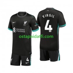 Liverpool Lapset Vieraspeli Jalkapallopaidat 2024-2025 Virgil 4 Lyhythihainen