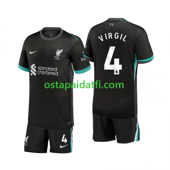 Liverpool Lapset Vieraspeli Jalkapallopaidat 2024-2025 Virgil 4 Lyhythihainen