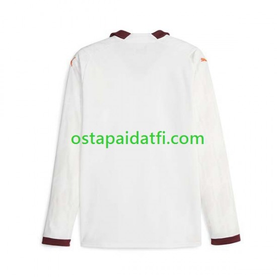 Manchester City Miehet Vieraspeli Jalkapallopaidat 2023-2024 Pitkähihainen