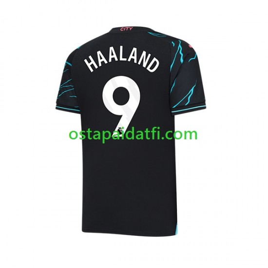 Manchester City Miehet Kolmaspeli Jalkapallopaidat 2023-2024 Erling Haaland 9 Lyhythihainen