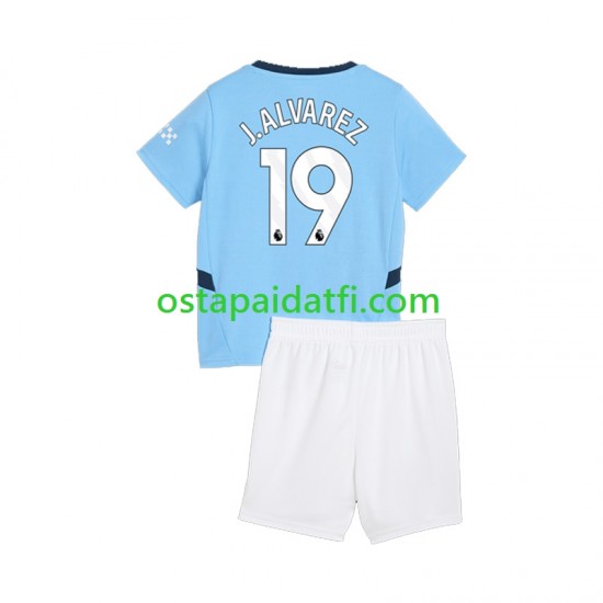 Manchester City Lapset Kotipeli Jalkapallopaidat 2024-2025 Julian Alvarez 19 Lyhythihainen