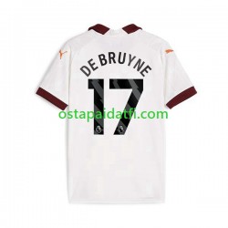 Manchester City Miehet Vieraspeli Jalkapallopaidat 2023-2024 Kevin De Bruyne 17 Lyhythihainen