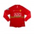 Manchester United Miehet Retro Kotipeli Jalkapallopaidat Champion League 2007 Pitkähihainen