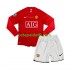 Manchester United Lapset Retro Kotipeli Jalkapallopaidat Champion League 2007 Pitkähihainen