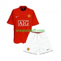 Manchester United Lapset Retro Kotipeli Jalkapallopaidat 2007 Lyhythihainen