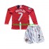 Manchester United Lapset Retro Kotipeli Jalkapallopaidat Cristiano Ronaldo 7 Champion League 2007 Pitkähihainen