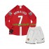 Manchester United Lapset Retro Kotipeli Jalkapallopaidat Cristiano Ronaldo 7 2007 Pitkähihainen