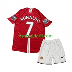Manchester United Lapset Retro Kotipeli Jalkapallopaidat Cristiano Ronaldo 7 2007 Lyhythihainen