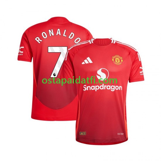 Manchester United Miehet Kotipeli Jalkapallopaidat 2024-2025 Cristiano Ronaldo 7 Lyhythihainen