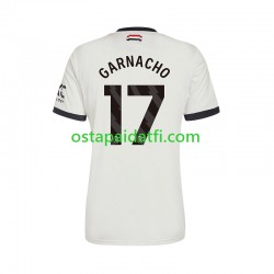 Manchester United Miehet Kolmaspeli Jalkapallopaidat 2024-2025 GARNACHO 17 Lyhythihainen