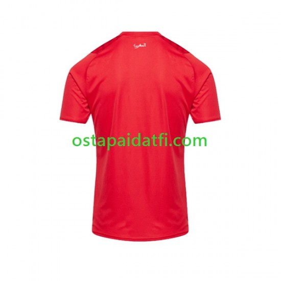 Marokko Miehet Kotipeli Jalkapallopaidat 2023 Lyhythihainen