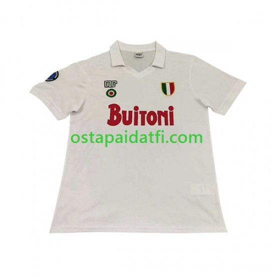 Napoli Miehet Retro Vieraspeli Jalkapallopaidat 1987 1988 Lyhythihainen