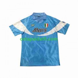 Napoli Miehet Retro Kotipeli Jalkapallopaidat Special 1990 1991 Lyhythihainen