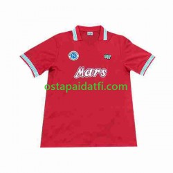 Napoli Miehet Retro Kolmaspeli Jalkapallopaidat 1988 1989 Lyhythihainen