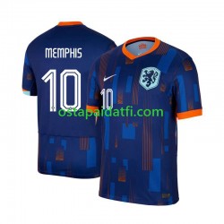 Alankomaat Miehet Vieraspeli Jalkapallopaidat EM 2024 Memphis Depay 10 Lyhythihainen