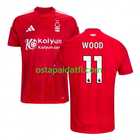 Nottingham Forest Miehet Kotipeli Jalkapallopaidat 2024-2025 Chris Wood 11 Lyhythihainen