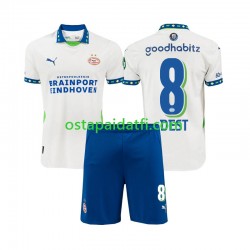 PSV Eindhoven Lapset Kolmaspeli Jalkapallopaidat 2024-2025 Sergino Dest 8 Lyhythihainen