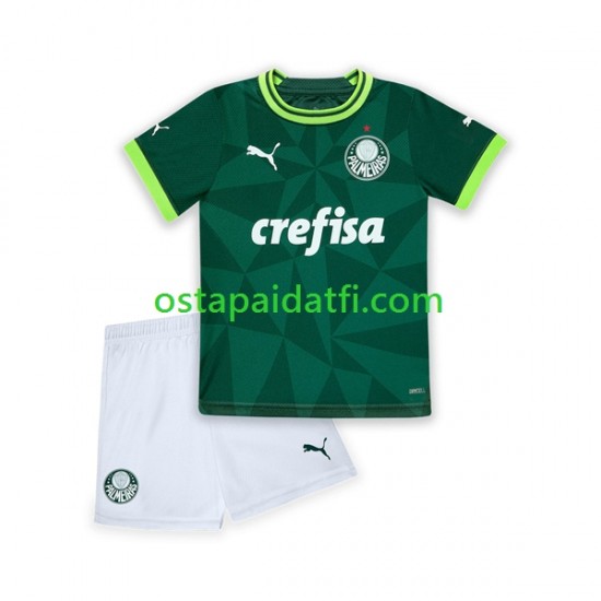 Palmeiras Lapset Kotipeli Jalkapallopaidat 2023-2024 Lyhythihainen