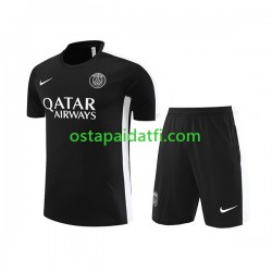 Paris Saint-Germain Musta 2023-2024 Traning Jersey and Shorts