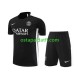 Paris Saint-Germain Musta 2023-2024 Traning Jersey and Shorts