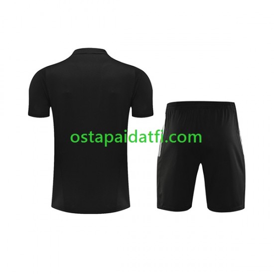 Paris Saint-Germain Musta 2023-2024 Traning Jersey and Shorts